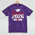 Graduate 2026 For Class Of 2026 Graduation Mineral Wash Tshirts Mineral Purple