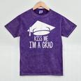 Graduate T-Shirt Grad Tshirt Graduation Tee Mineral Wash Tshirts Mineral Purple