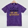 We Are Graduated Graduation Class Of 2025 Family Crew Mineral Wash Tshirts Mineral Purple