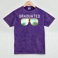 Graduated Graduation Tropical Sunglasses Mineral Wash Tshirts Mineral Purple