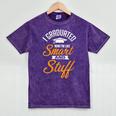 I Graduated Now I'm Smart Graduation Graduation Mineral Wash Tshirts Mineral Purple