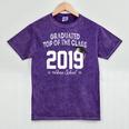 Graduated Top Of The Class 2019 Home School Graduation Shirt Mineral Wash Tshirts Mineral Purple