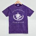 Graduation Her Him 2018 Men Women Girl Boy Kid Mineral Wash Tshirts Mineral Purple