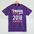 Graduation 2018 Tshirt Proud Mom Of A 2018 Graduate T-Shirt Mineral Wash Tshirts Mineral Purple