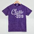 Graduation For Her Him 2019 Class Mineral Wash Tshirts Mineral Purple