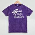 Graduation For Her Him 2019 One Degree Hotter Mineral Wash Tshirts Mineral Purple