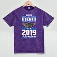 Graduation 2019 TShirt Proud Dad Of Senior Mineral Wash Tshirts Mineral Purple