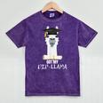Graduation For Him & Her Got My Dip-Llama Mineral Wash Tshirts Mineral Purple