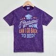 GRADUATION CLASS 2019 Now Back To Bed Senior Graduate Mineral Wash Tshirts Mineral Purple