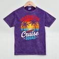 Graduation Cruise Squad 2025 Cruising Graduation Trip Mineral Wash Tshirts Mineral Purple