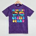 Graduation Cruise Squad Class Of 2025 Vacation Family Grad Mineral Wash Tshirts Mineral Purple
