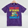 Graduation First Day Of School Crushed It Mineral Wash Tshirts Mineral Purple