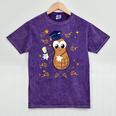 Graduation Flossing Peanut OIT Mineral Wash Tshirts Mineral Purple