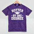 Graduation Hotter By One Degree Mineral Wash Tshirts Mineral Purple