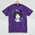 Graduation Masters Degree Woman Queen Graduate 2025 Mineral Wash Tshirts Mineral Purple