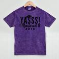 Graduation Masters For Women Mineral Wash Tshirts Mineral Purple