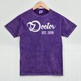 Graduation For New Doctors Est 2019 Mineral Wash Tshirts Mineral Purple