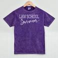 Graduation Paralegal Attorneys Law School Survivor Tshirt Mineral Wash Tshirts Mineral Purple