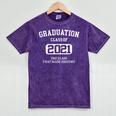 Graduation For Him Her Senior Class Of 2021 Grad Mineral Wash Tshirts Mineral Purple