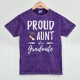 Graduation Shirt 2018 Proud Aunt Of a Graduate Mineral Wash Tshirts Mineral Purple