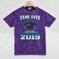 Graduation Shirt Class Of 2019 High School College Mineral Wash Tshirts Mineral Purple