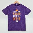 Graduation Shirt For Graduate Look Out World Here I Come Mineral Wash Tshirts Mineral Purple