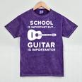 Graduation Shirt For Guitar Players & Band Member Mineral Wash Tshirts Mineral Purple