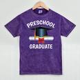 Graduation Shirt Preschool Graduate Tshirt Mineral Wash Tshirts Mineral Purple