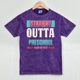Graduation Shirt Straight Outta Preschool Class Of 2018 Tee Mineral Wash Tshirts Mineral Purple