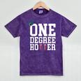 Graduation Shirts 2021 2022 One Degree Hotter Graduate Mineral Wash Tshirts Mineral Purple