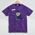 Graduation Sloth Lover T-Shirt Class Of 2019 Mineral Wash Tshirts Mineral Purple