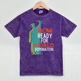 Graduation T-Shirt For College n High School Grad Mineral Wash Tshirts Mineral Purple