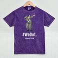 Graduation T-Shirt Dabbing Graduation We Out Class Of 2018 Mineral Wash Tshirts Mineral Purple