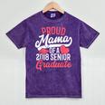 Graduation T Shirt For Mom Proud Mama Of 2018 Senior Tee Mineral Wash Tshirts Mineral Purple