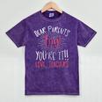 Graduation Teacher Shirt Dear Parents Tag Your It Men Women Kids Mineral Wash Tshirts Mineral Purple