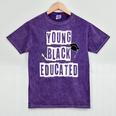 Graduation Young Educated For Men And Women Mineral Wash Tshirts Mineral Purple