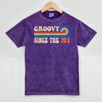 Groovy Since The 70s Aesthetic Nostalgia 1970's Retro Mineral Wash Tshirts Mineral Purple Groovy Since The 70s Aesthetic Nostalgia 1970's Retro Mineral Wash Tshirts Mineral Purple