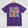 Groovy In My Phd Era Doctorate Graduation Mineral Wash Tshirts Mineral Purple