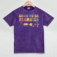 Gross Motor Promoter Physical Therapist Graduation Mineral Wash Tshirts Mineral Purple