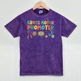 Gross Motor Promoter Physical Therapist Graduation PT Mineral Wash Tshirts Mineral Purple