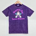 Grown-Up Still Love These Magical Unicorn Nostalgia Mineral Wash Tshirts Mineral Purple