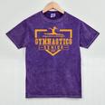 Gymnastics Senior Night Gymnastics Senior 2026 Graduation 14 Mineral Wash Tshirts Mineral Purple