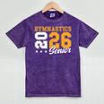 Gymnastics Senior Night Gymnastics Senior 2026 Graduation 17 Mineral Wash Tshirts Mineral Purple