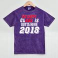 My Happy Class Is Outta Here 2018 Graduation Mineral Wash Tshirts Mineral Purple