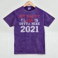 My Happy Class Is Outta Here 2021 Shirt Graduation Mineral Wash Tshirts Mineral Purple