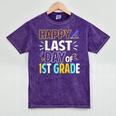 Happy Last Day Of 1st Grade Shirt Cutie Graduation Mineral Wash Tshirts Mineral Purple