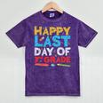 Happy Last Day Of 3rd Grade Shirt Third Grade Graduation Mineral Wash Tshirts Mineral Purple