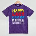 Happy Last Day Of Middle School Graduation Mineral Wash Tshirts Mineral Purple