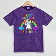 Happy Last Day Of School Teacher Student Graduation Unicorn Mineral Wash Tshirts Mineral Purple