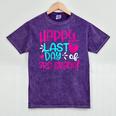 Happy Last Day Of Third 3rd Grade Teacher Student Graduation Mineral Wash Tshirts Mineral Purple